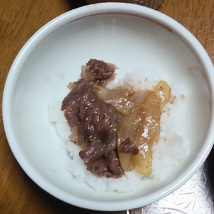 夕飯に！簡単、時短の焼肉丼！